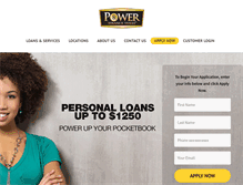 Tablet Screenshot of powerfinancetexas.com
